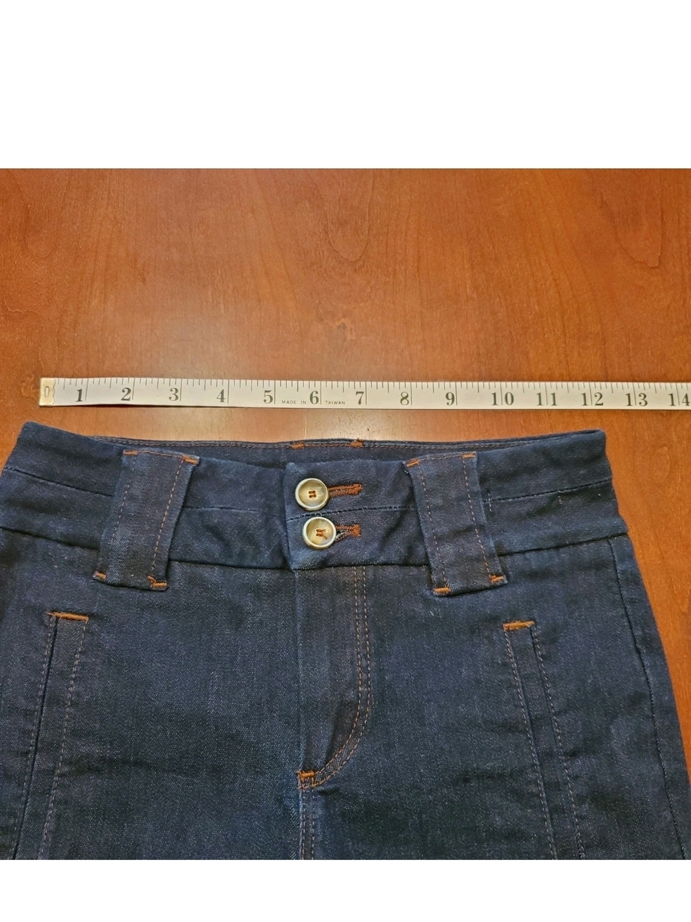 Massimo Dutti Dark Blue High-Rise Skinny Jeans Size 2 - Picture 8 of 10